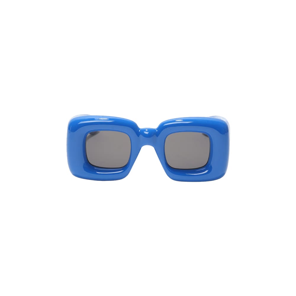 Loewe Square Sunglasses Shiny Blue/Smoke