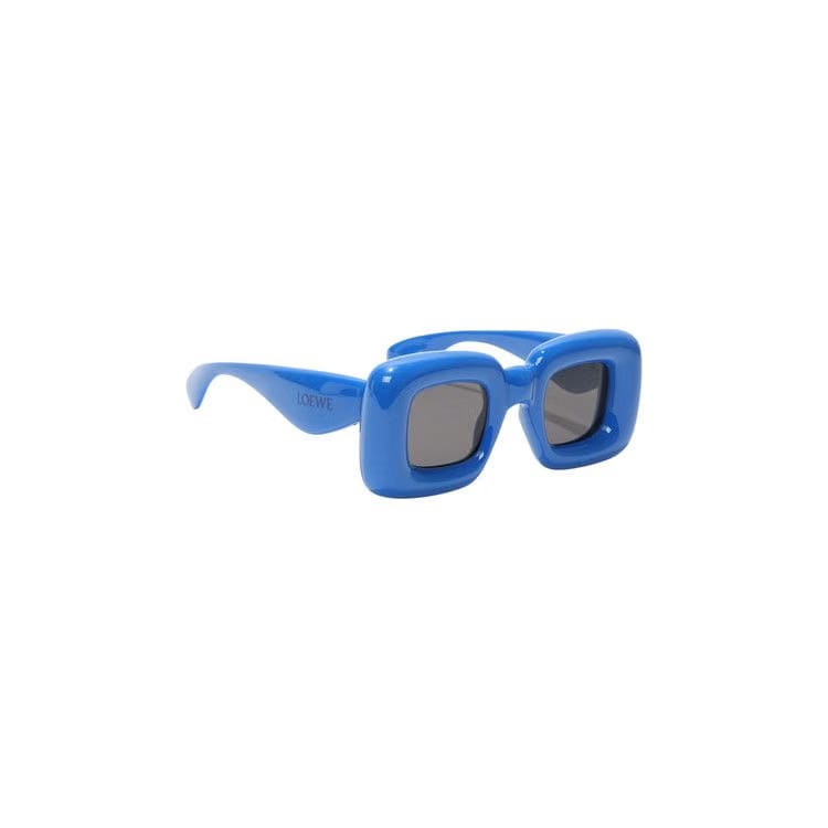 Loewe Square Sunglasses Shiny Blue/Smoke
