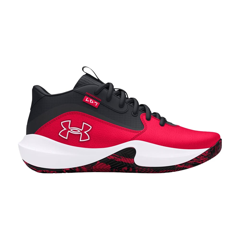 Under Armour Lockdown 7 GS Red Black White