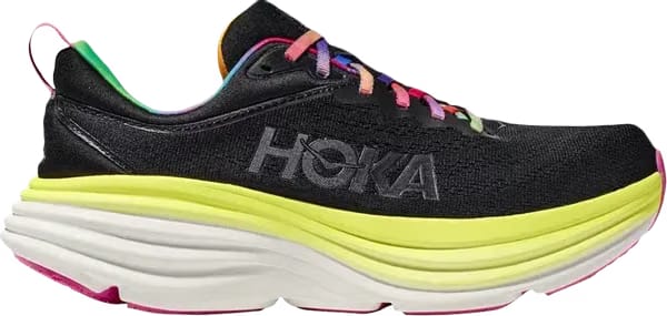 Hoka Bondi 8 Black/Citrus Glow