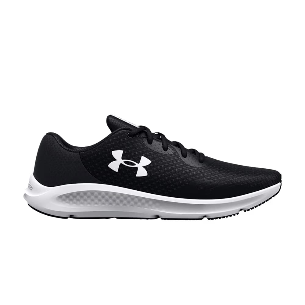 Under Armour Charged Pursuit 3 4E Wide Black White