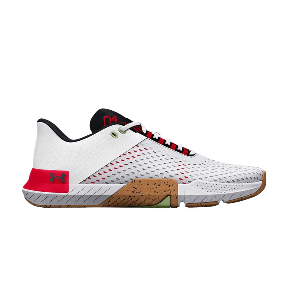 Under Armour TriBase Reign 4 White Radio Red