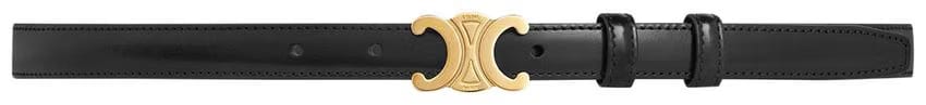 CELINE Small Triomphe Belt Black