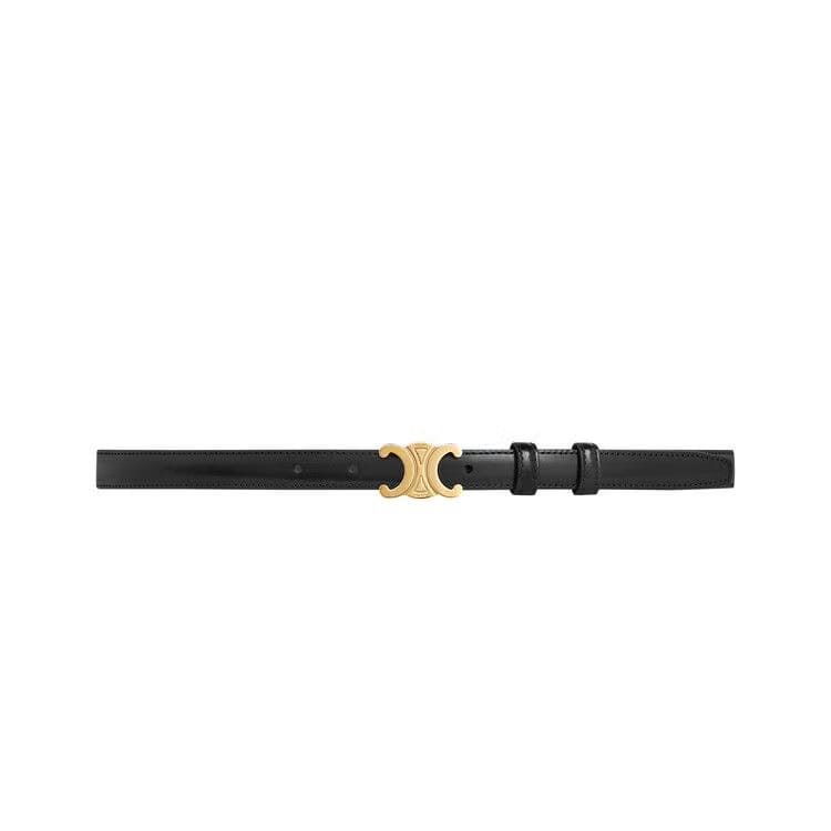 CELINE Small Triomphe Belt Black