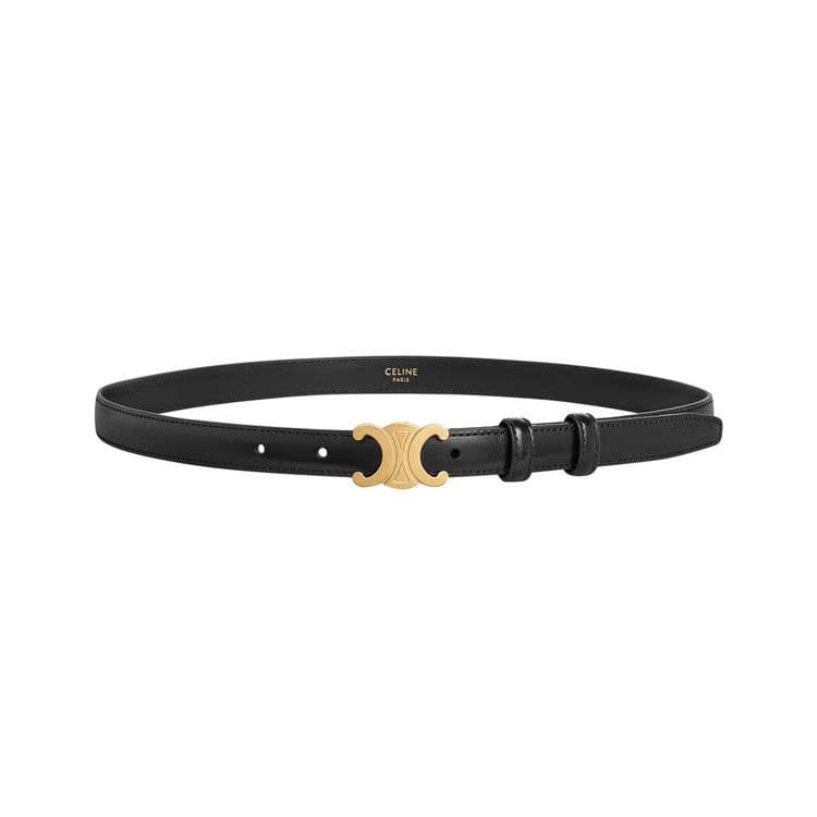 CELINE Small Triomphe Belt Black