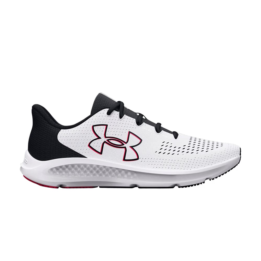 Under Armour Charged Pursuit 3 Big Logo - White Black