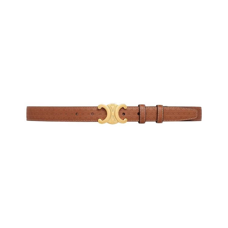CELINE Medium Elegant Belt Tan