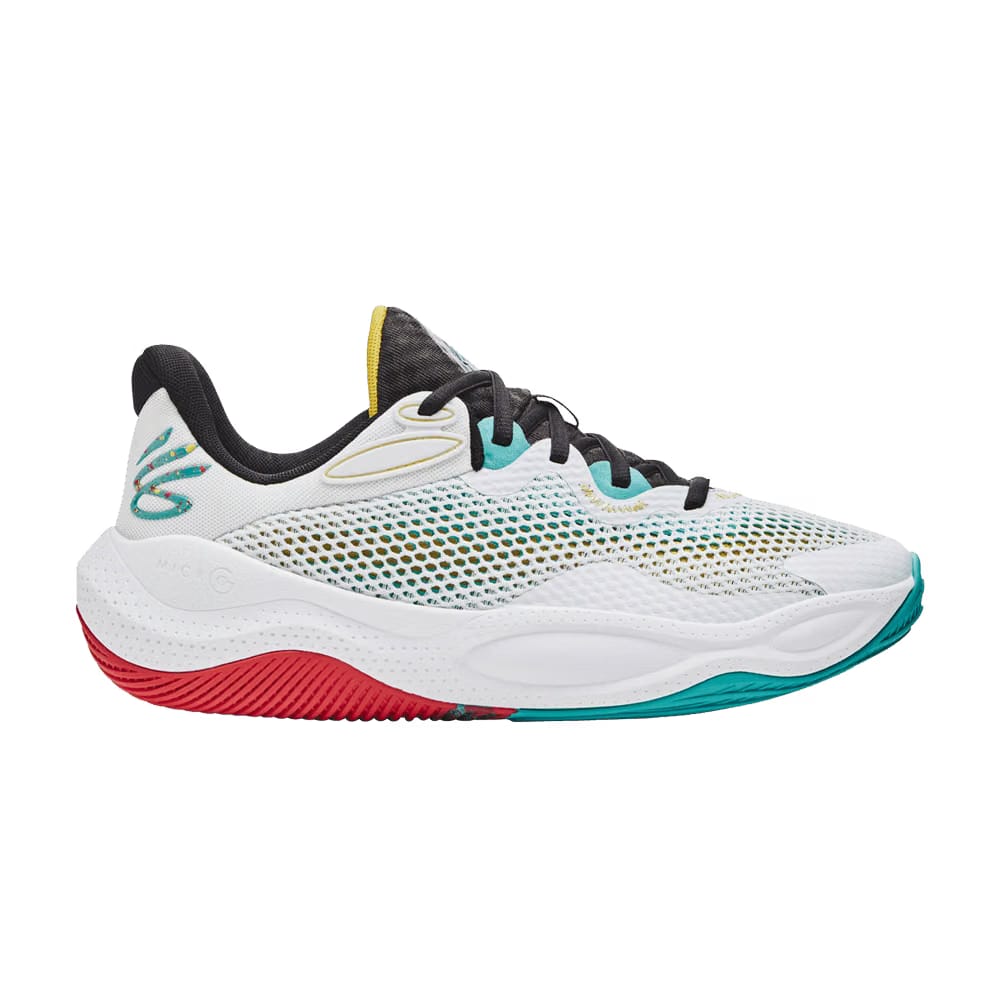 Under Armour Curry Splash 24 AP White Cool Pink Belt Blue