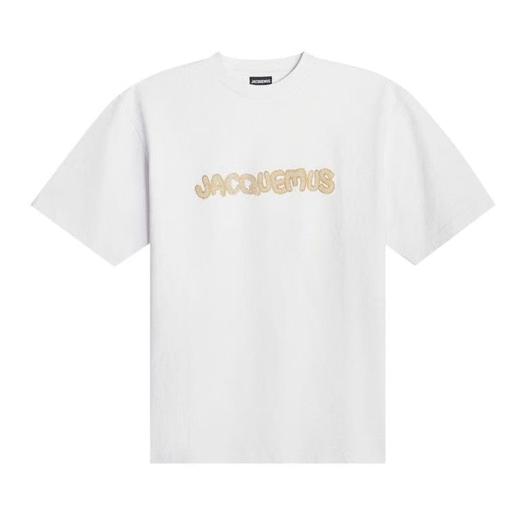 Jacquemus Le T-Shirt Raphia White