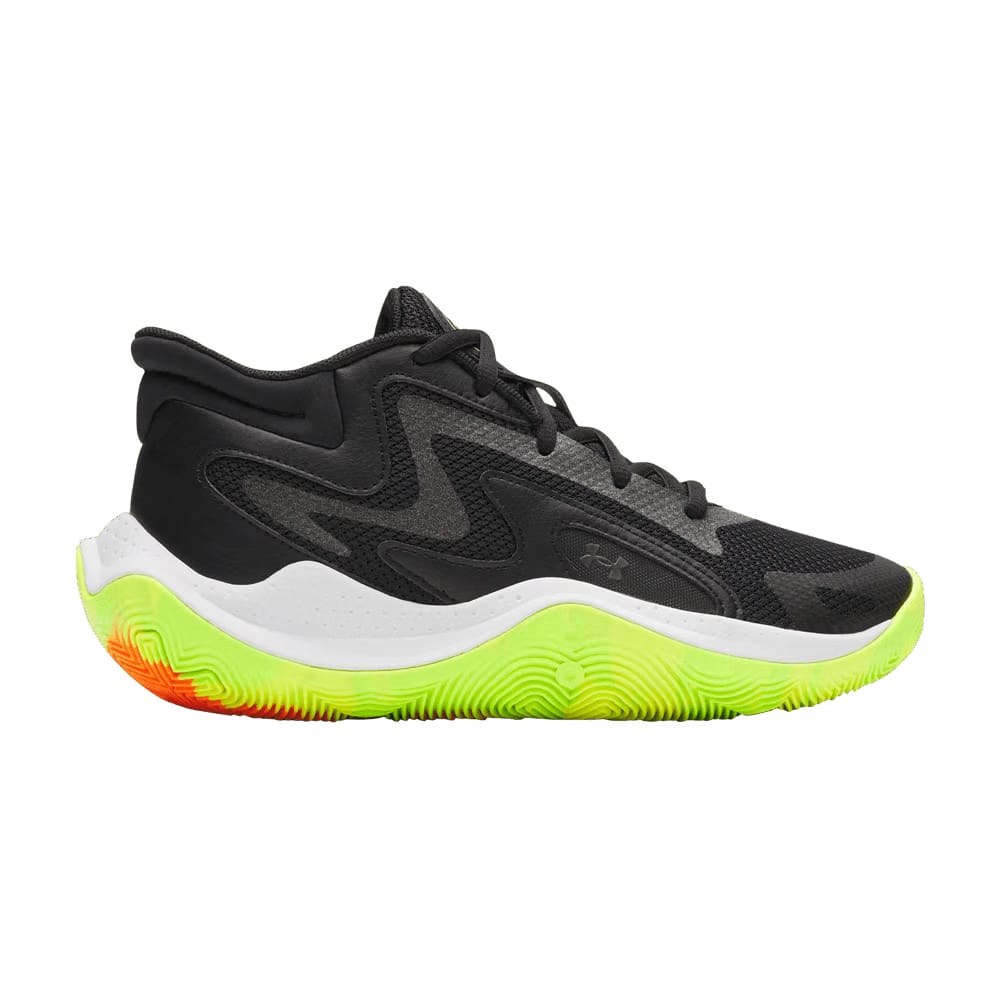 Under Armour Jet '25 GS Metallic Black Hyper Green
