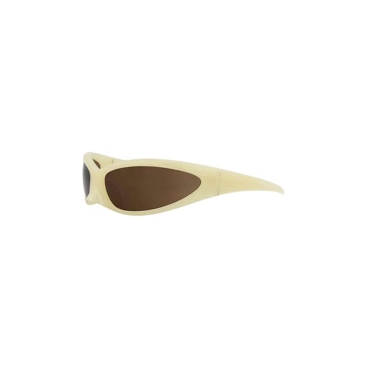 Balenciaga Wrap Around Sunglasses Yellow/Brown