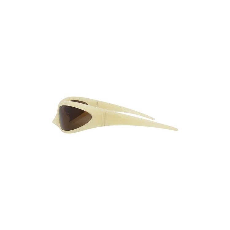 Balenciaga Wrap Around Sunglasses Yellow/Brown