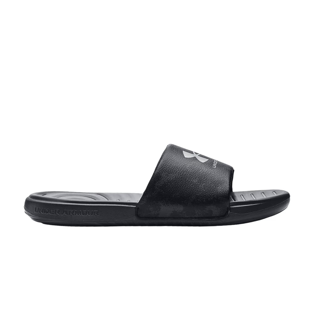 Under Armour Ansa Graphic Slide Black Pitch Grey
