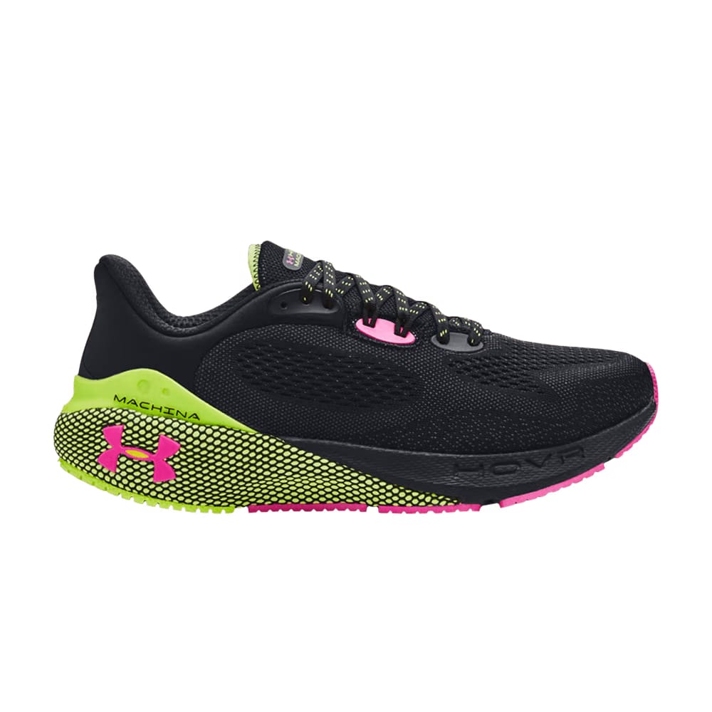 Under Armour HOVR Machina 3 Black Lime Pink
