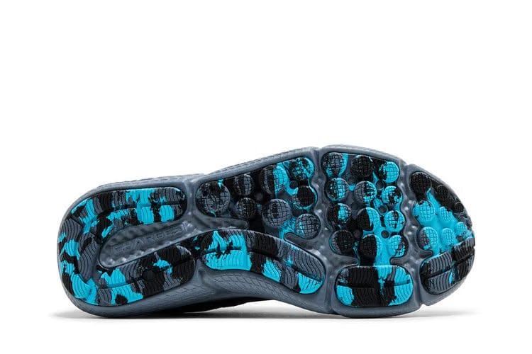 Under Armour Charged Assert 10 Black Blue Surf