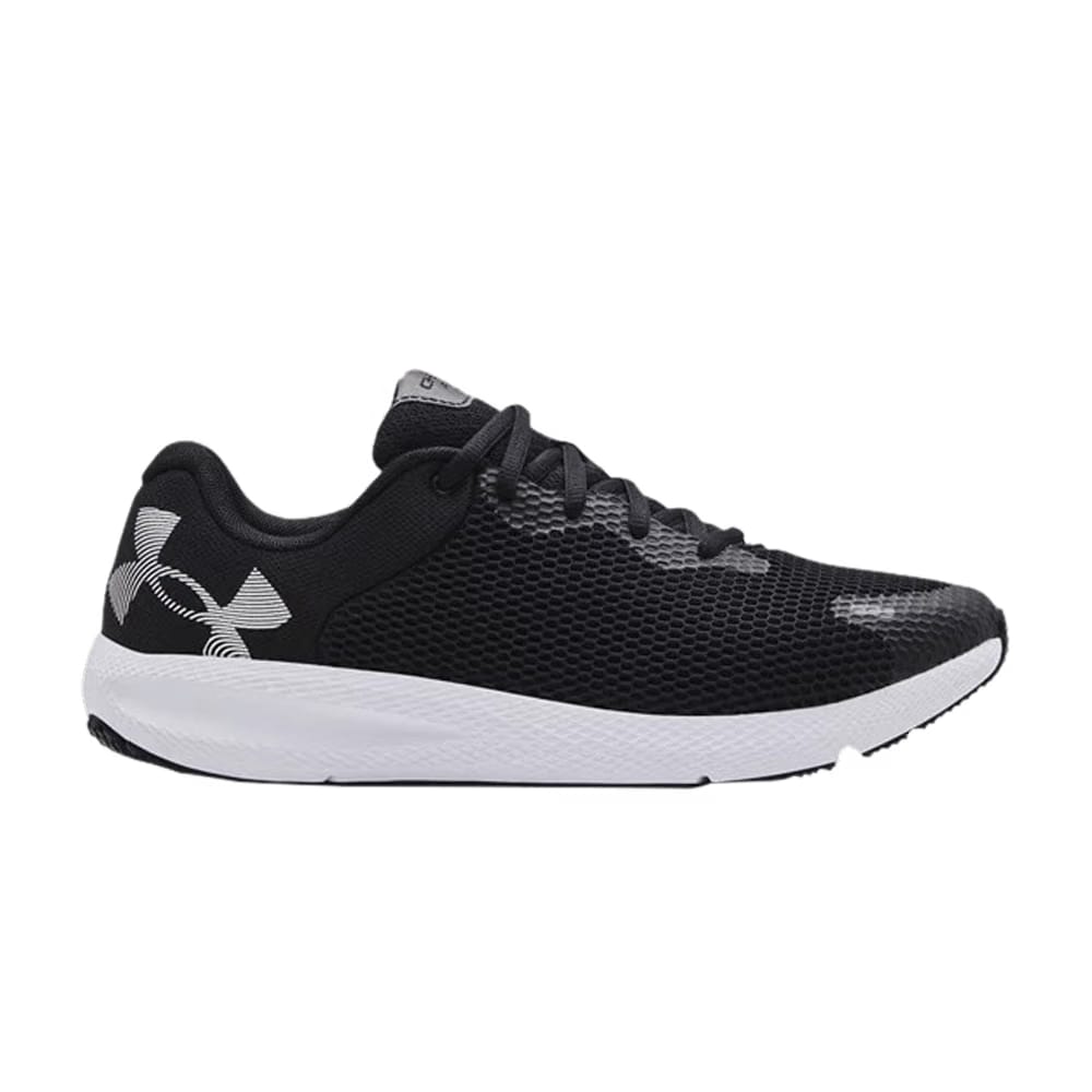 Under Armour Charged Pursuit 2 Big Logo - Black White