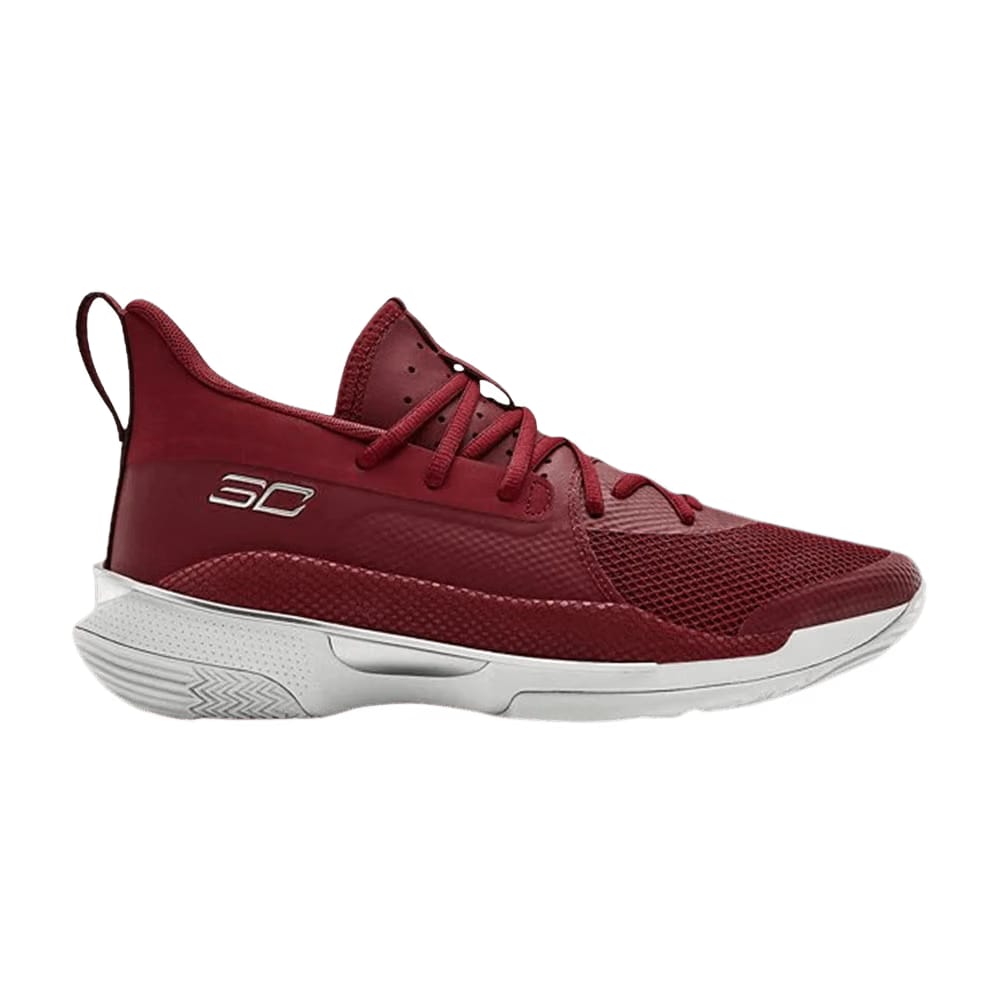 Under Armour Curry 7 Team Cardinal White