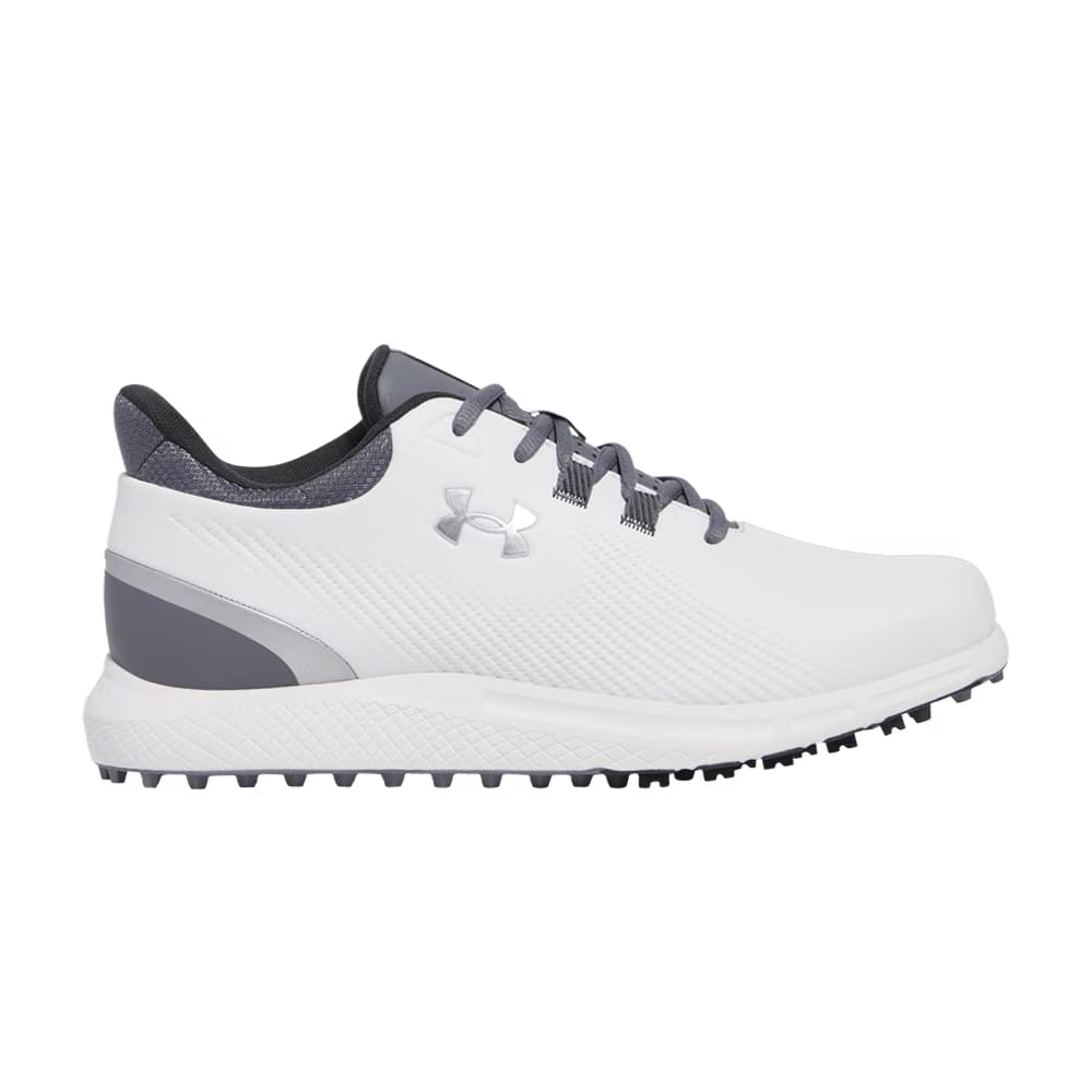Under Armour Drive Medal Spikeless Wide White Titan Grey
