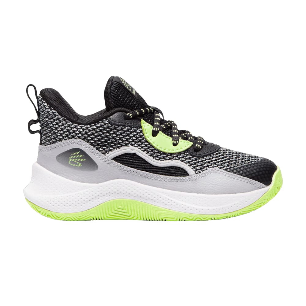 Under Armour Curry 3Zer0 24 PS Black Morph Green