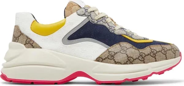Gucci GG Rhyton Beige White Yellow