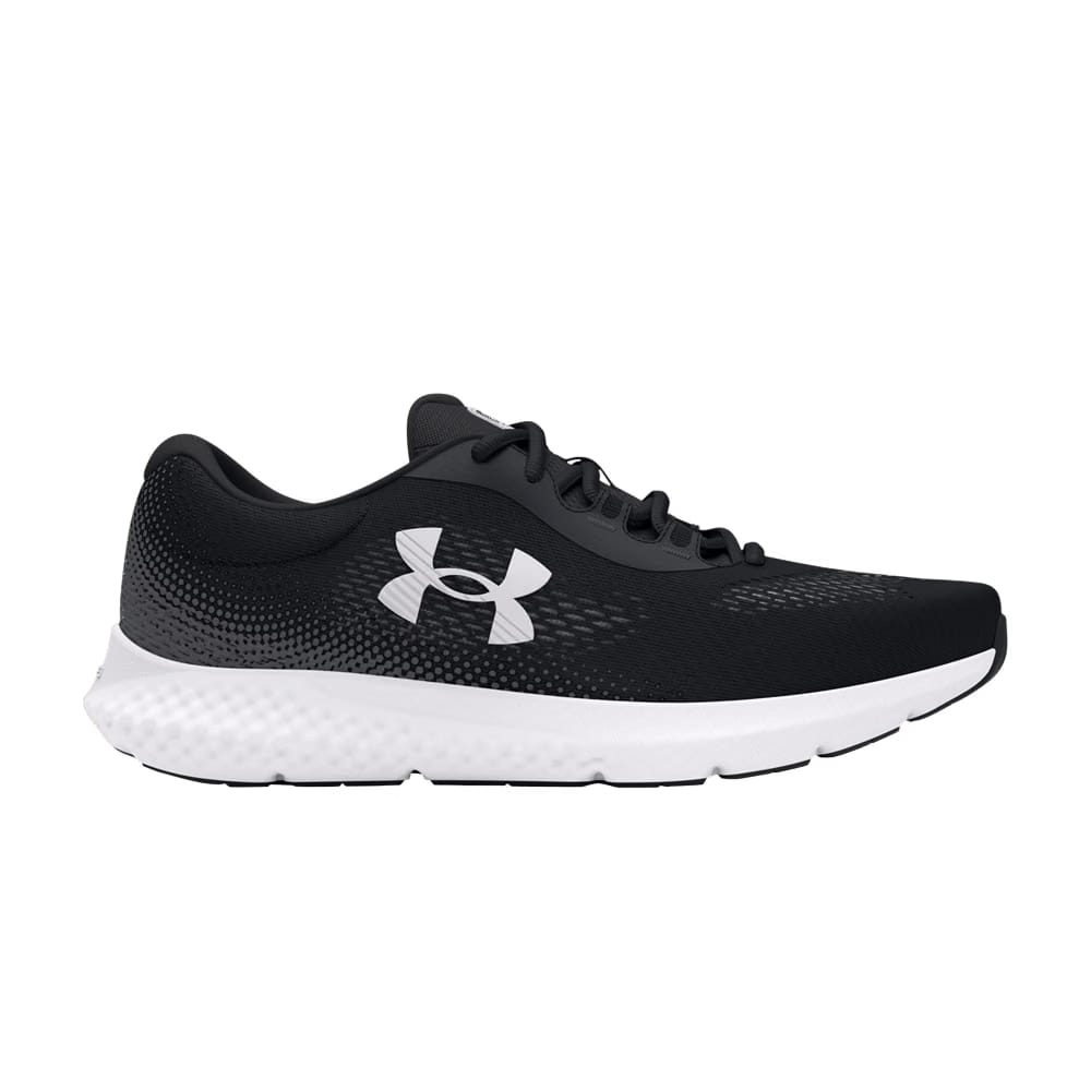 Under Armour Charged Rogue 4 4E Wide Black White