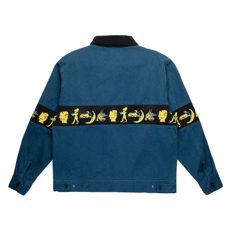 Brain Dead Egyptian Canvas Jacket Slate Blue