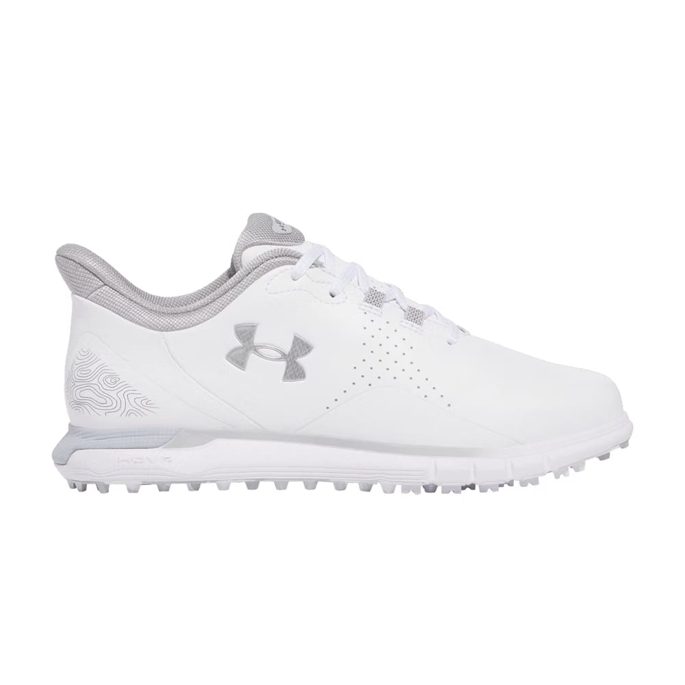 Under Armour Drive Fade Spikeless Golf White Metallic Silver