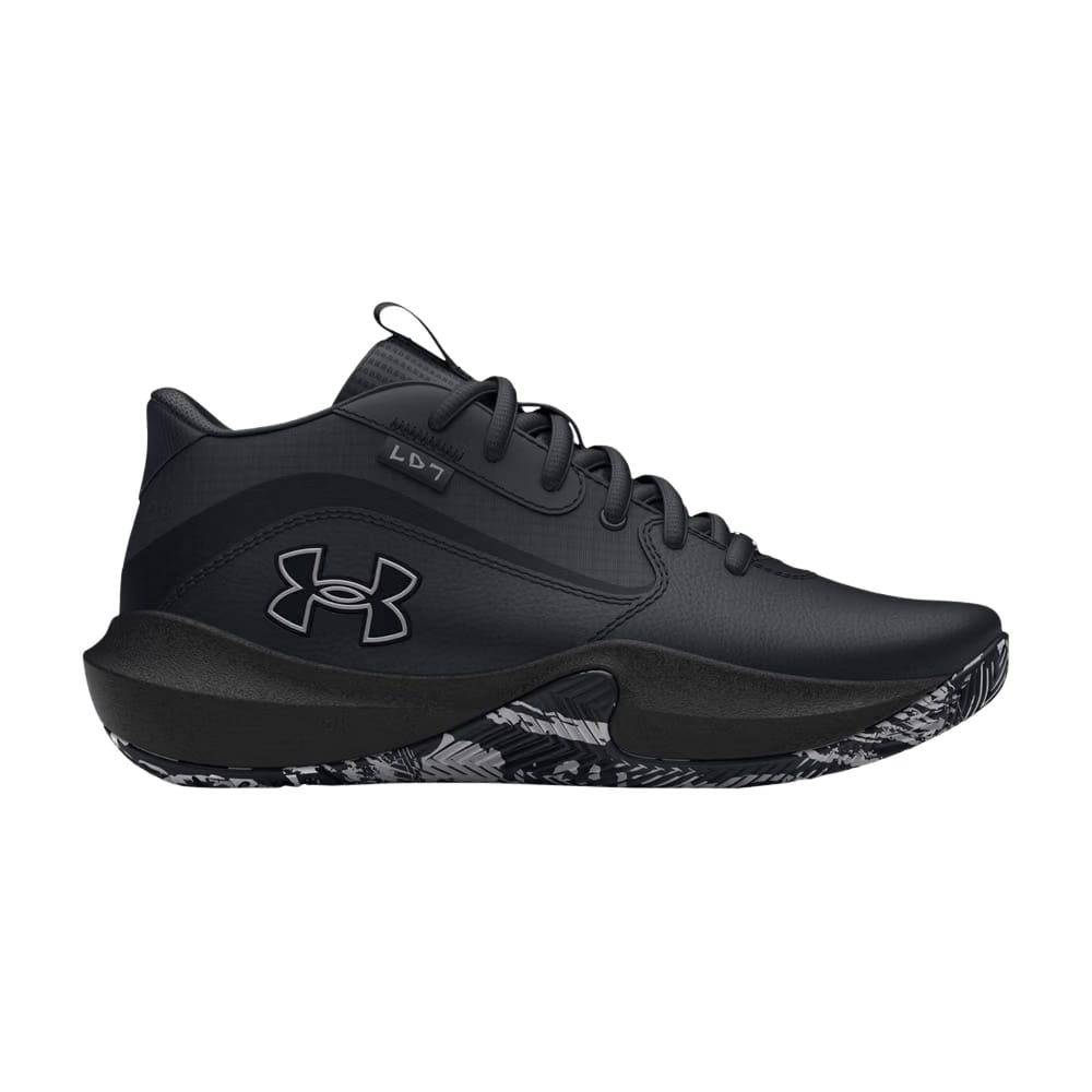 Under Armour Lockdown 7 GS Black Metallic Silver