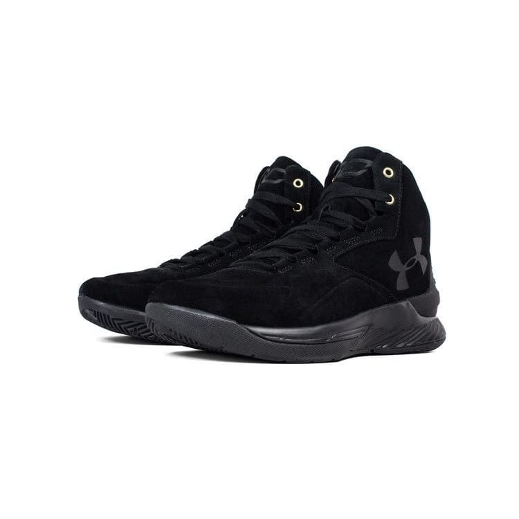 Under Armour Curry 1 Lux Mid Black Suede