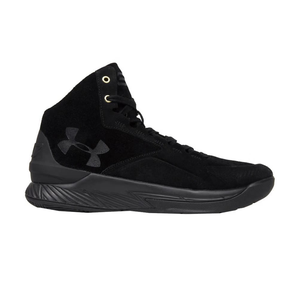 Under Armour Curry 1 Lux Mid Black Suede