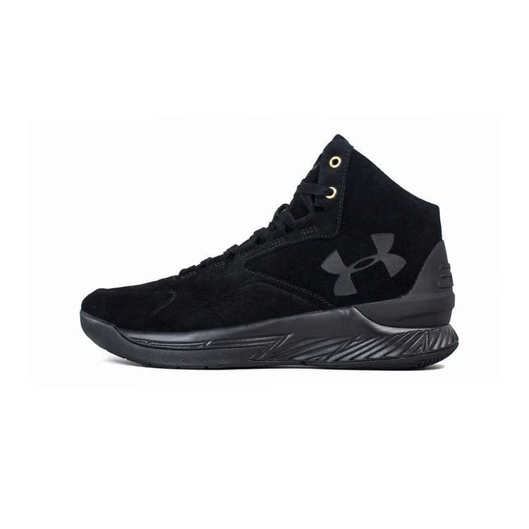 Under Armour Curry 1 Lux Mid Black Suede