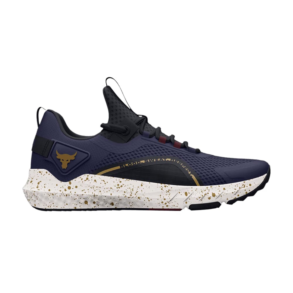 Under Armour Project Rock BSR 3 Midnight Navy Metallic Gold