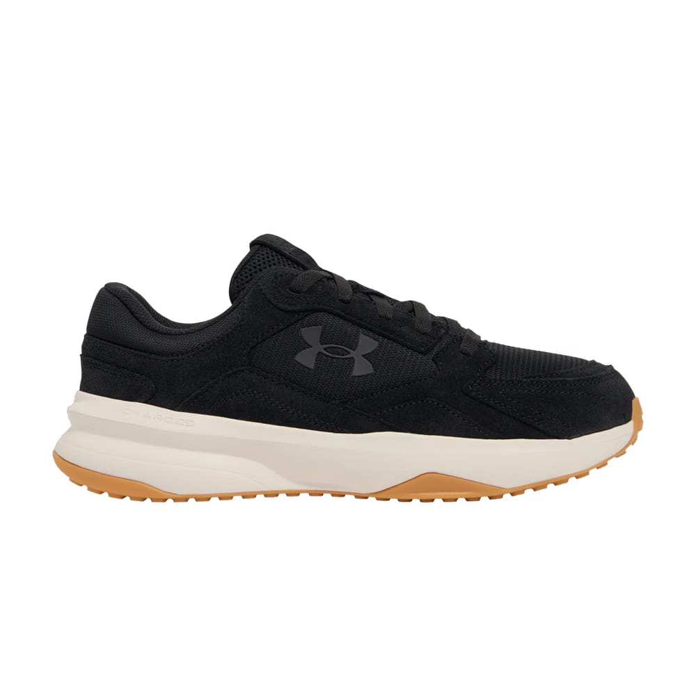 Under Armour Charged Edge Suede Black White Quartz