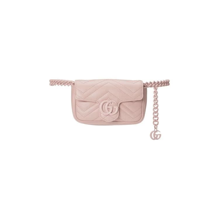 Gucci GG Marmont Belt Bag Perfect Pink