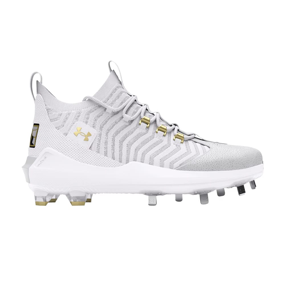 Under Armour Harper 9 Pro ST White Metallic Gold