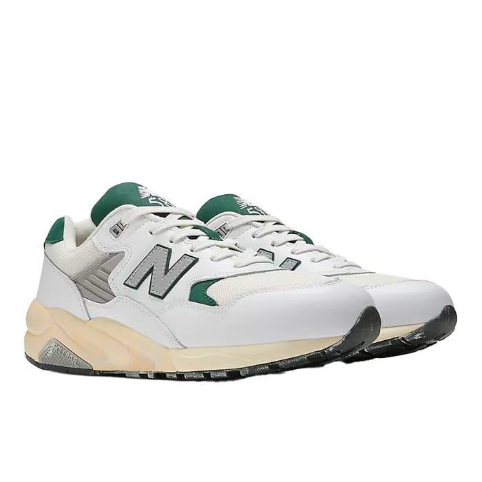 New Balance 580 White Nightwatch Green