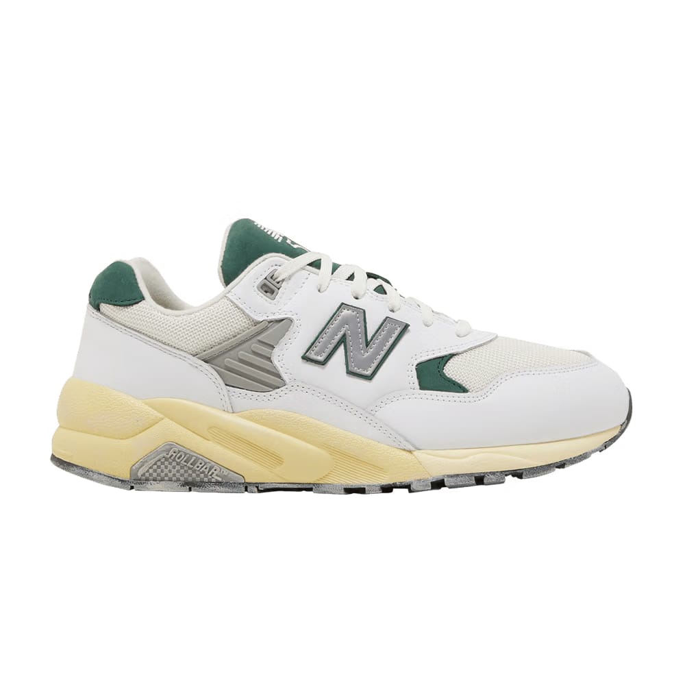 New Balance 580 White Nightwatch Green