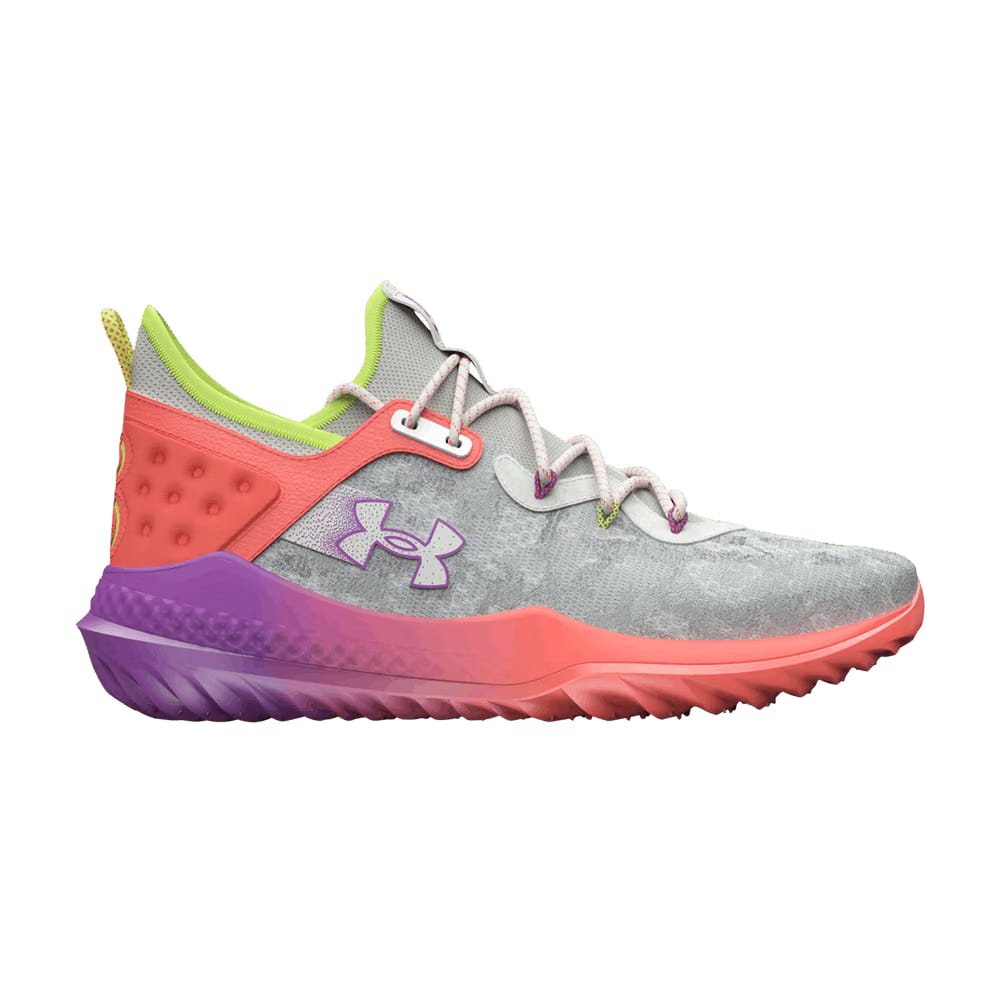 Under Armour Harper 8 TF PE White Clay Mega Magenta