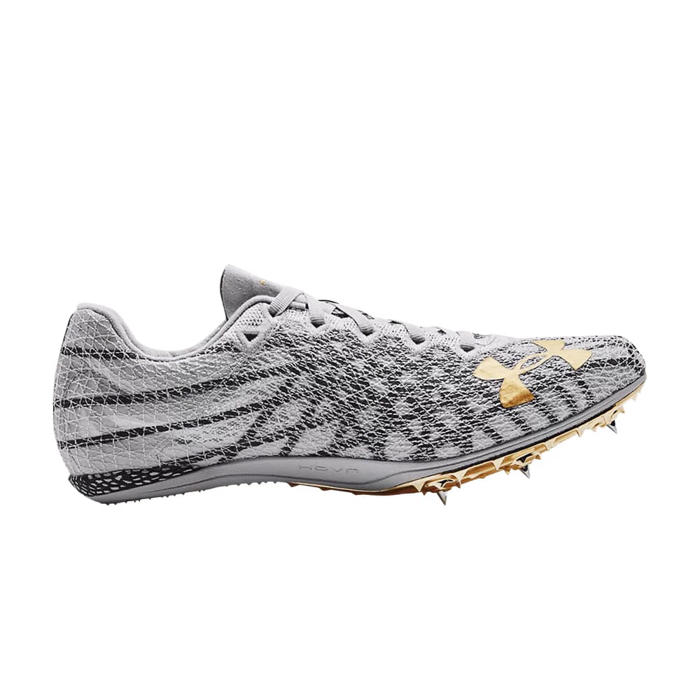 Under Armour HOVR Miler Miler Pro 3 Halo Grey Metallic Victory Gold