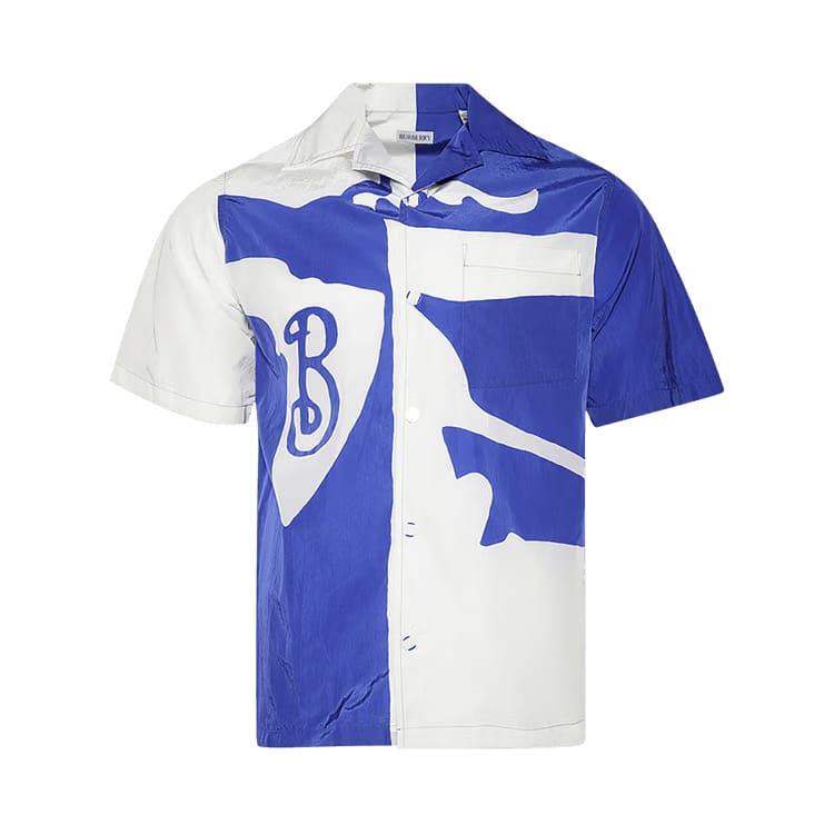 Burberry Two Tone Shirt Knight Pattern