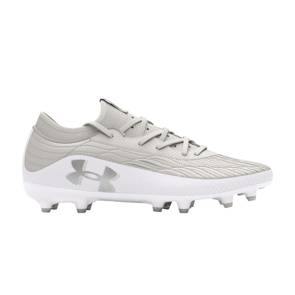 Under Armour Magnetico Select 4 FG White Clay Metallic Silver