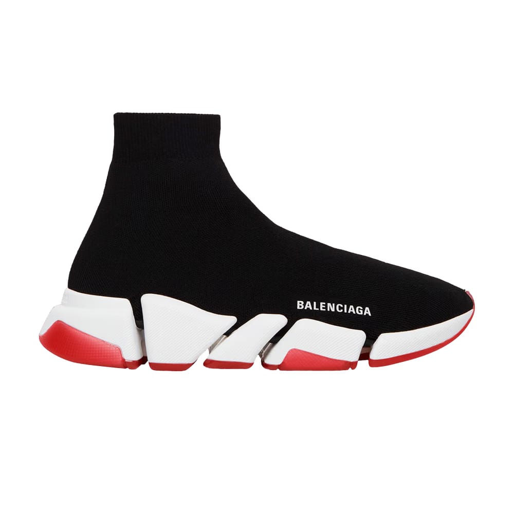 Balenciaga Wmns Speed 2.0 Sneaker 'Black White Red'