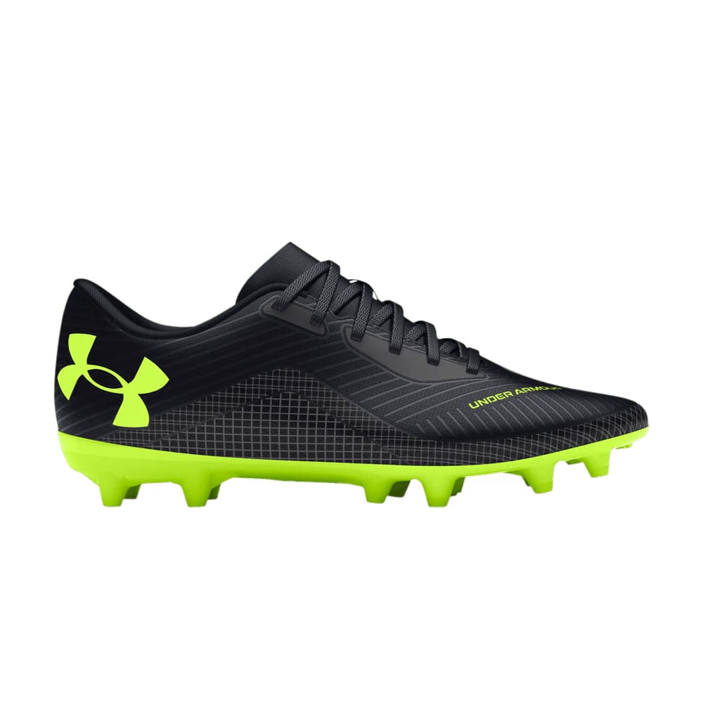 Under Armour Shadow Select 2 FG Jr Black High Vis Yellow
