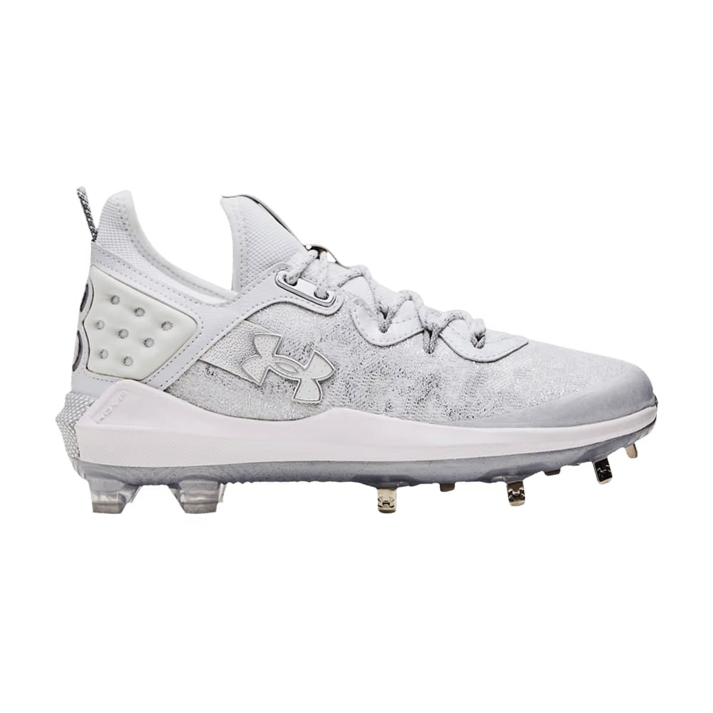 Under Armour Harper 8 Low ST White Baseball Grey