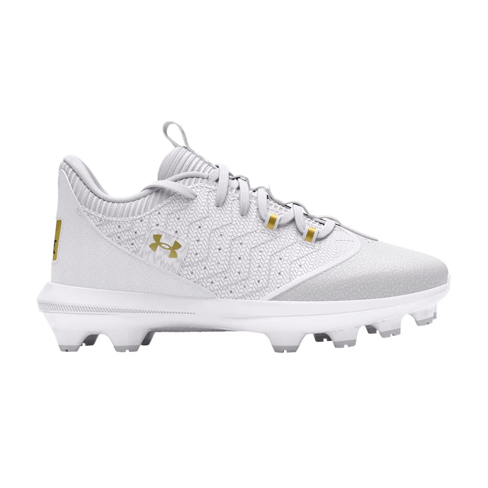 Under Armour Harper 9 TPU Jr White Metallic Gold