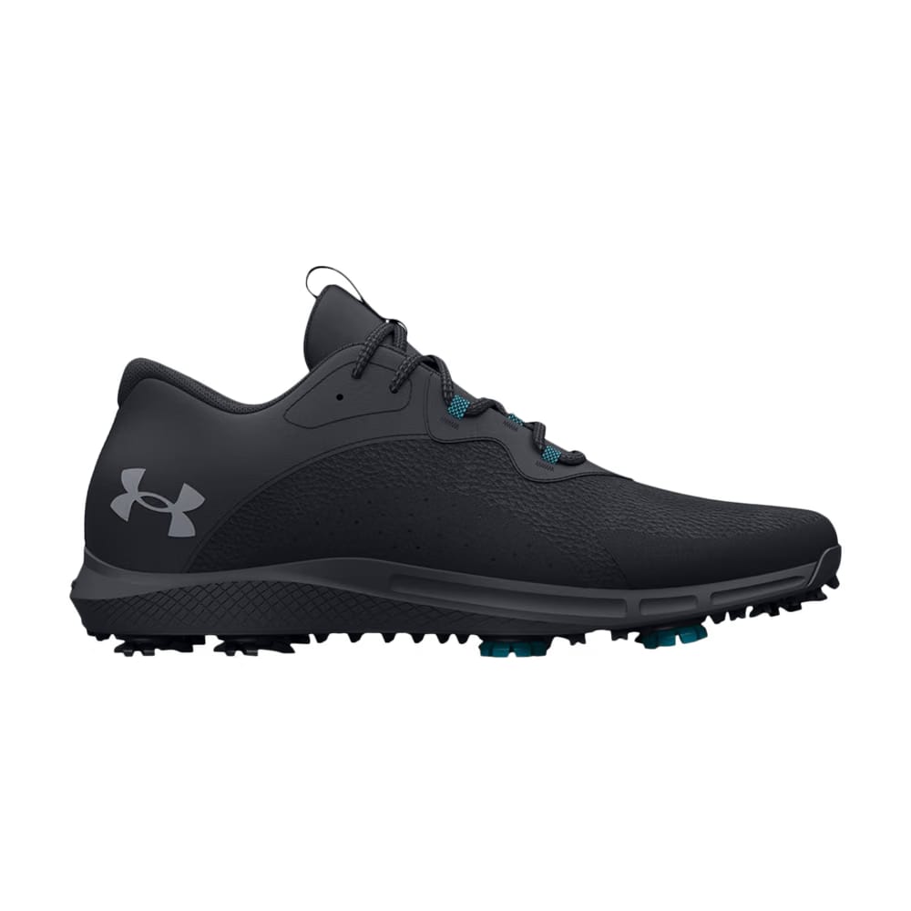 Under Armour Charged Draw 2 Golf Wide Black Steel