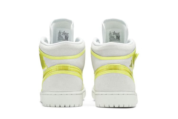 Wmns Air Jordan 1 Mid Lx Off White Opti Yellow