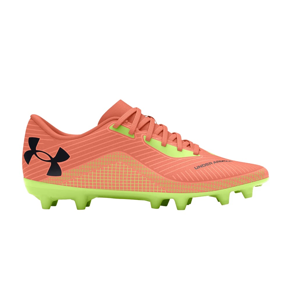 Under Armour Shadow Select 2 FG Jr Flare Orange Morph Green
