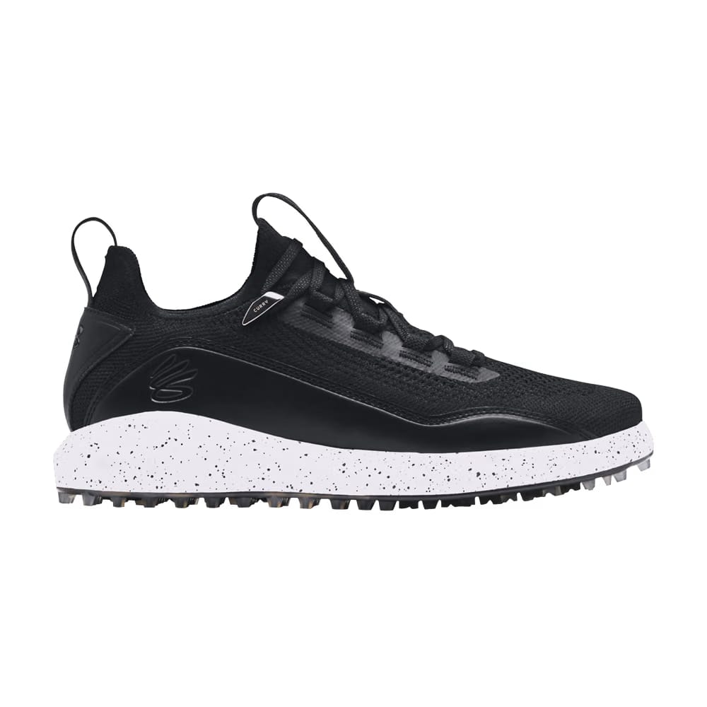 Under Armour Curry 8 Spikeless Golf Black White