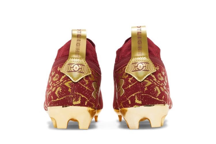 Under Armour Spotlight LUX Suede 2.0 Dark Red Metallic Gold